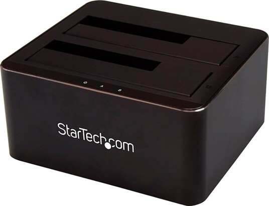 StarTech Dual-Bay SSD/HDD kabinett 2.5"/3.5" USB-A/SATA StarTech Dual-Bay SSD/HDD kabinett 2.5"/3.5" USB-A/SATA