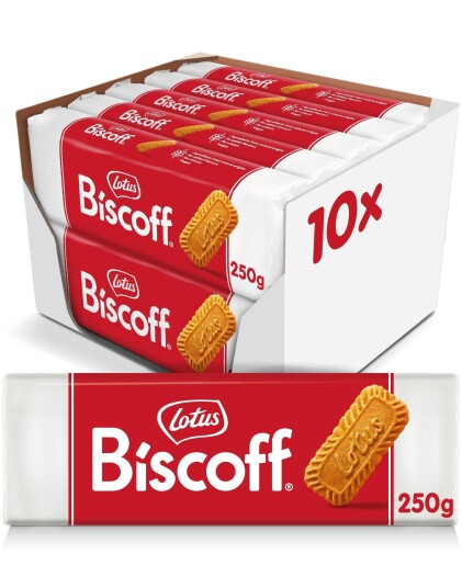 10 stk Lotus Biscoff Karamelisert Kjeks Hel Eske 2,5 kg 10 stk Lotus Biscoff Karamelisert Kjeks Hel Eske 2,5 kg
