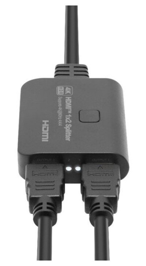 Luxorparts Aktiv HDMI-splitter 2-veis