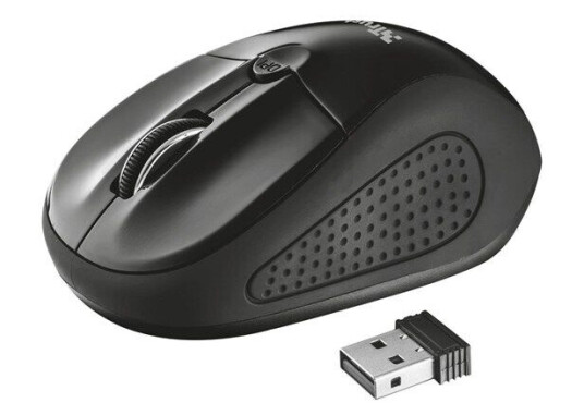 Trust Primo Wireless Mouse - black - Mus - Optisk - Svart