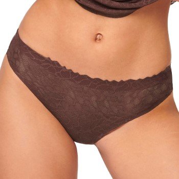 Sloggi Truser ZERO Feel Lace 2.0 Brazil Panty Brun Small Dame Sloggi Truser ZERO Feel Lace 2.0 Brazil Panty Brun Small Dame