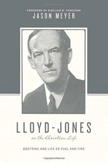 Lloyd-Jones On The Christian Life Av Jason C. Meyer