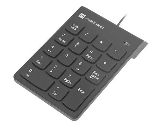 Natec Goby 2 - keypad - black - Tastatur - Svart Natec Goby 2 - keypad - black - Tastatur - Svart