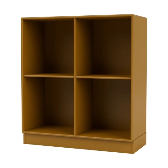 Montana SHOW hylle 69,6 x 69,6 cm, sokkel 7 cm 142 Amber