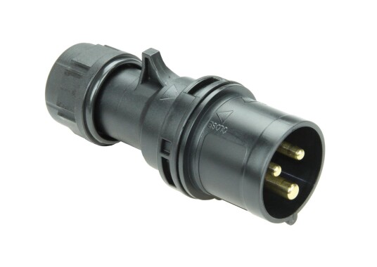 Garo P432-6 S+B Støpsel for scene og arena 32 A 6 h 5-polet rød er & kabler