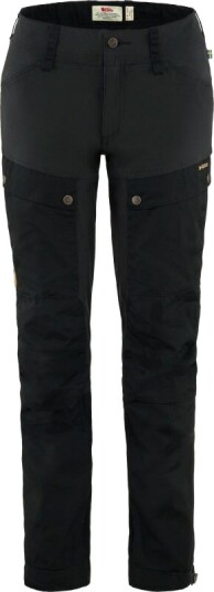 Fjellreven Women's Keb Trousers 36 Regular, Black