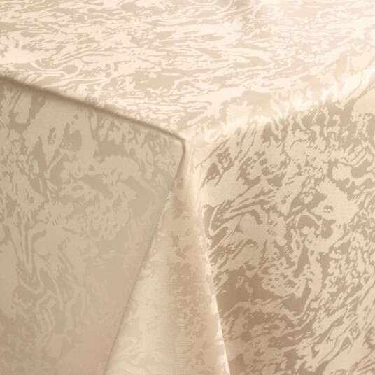 PULSIVA Duk Marmor firkantet; 130x220 cm (BxL); Champagnebeige; Rektangulær PULSIVA Duk Marmor firkantet; 130x220 cm (BxL); Champagnebeige; Rektangulær