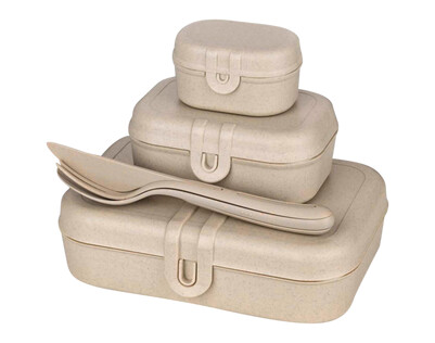Koziol Sett Med 2x Lunsjboks Og Bestikk Pascal Ready 1736119-01-0