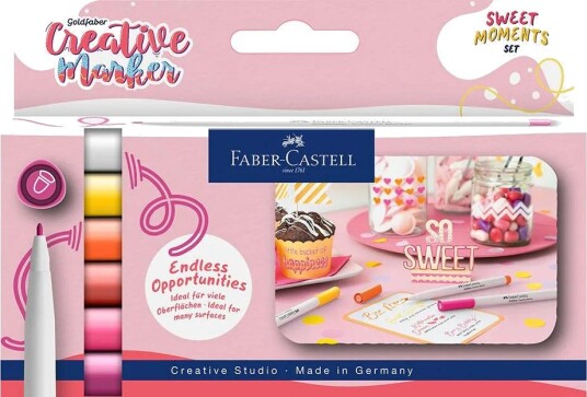Faber Castell Sweet Moments Tusjer 6 Farger