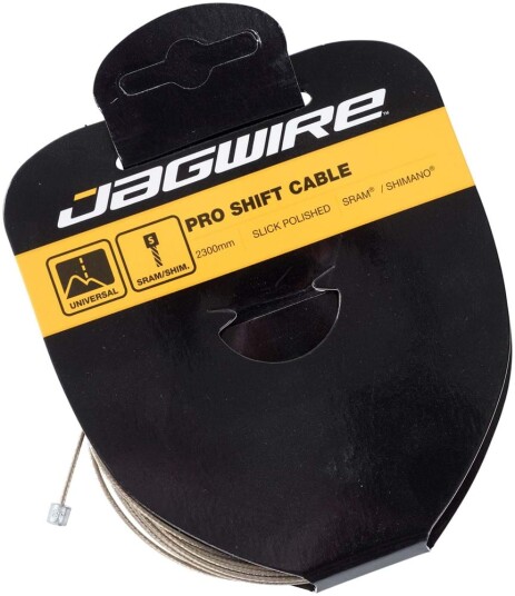 Jagwire Pro Polished gearwire slick rustfri Shimano/SRAM Jagwire Pro Polished gearwire slick rustfri Shimano/SRAM