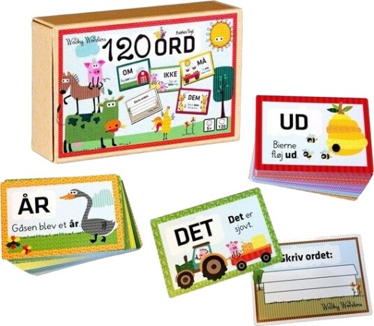 Barbo Toys Wacky Wonders Barnespill - Lær 120 Ord på Dansk
