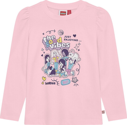LEGO® Friends T skjorte   LWTuna 600   Lyserød   LEGO® Wear   5 år (110)   T skjorte   Rosa