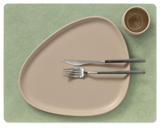LINDDNA Spisebrikke Square Hippo – Olive Green