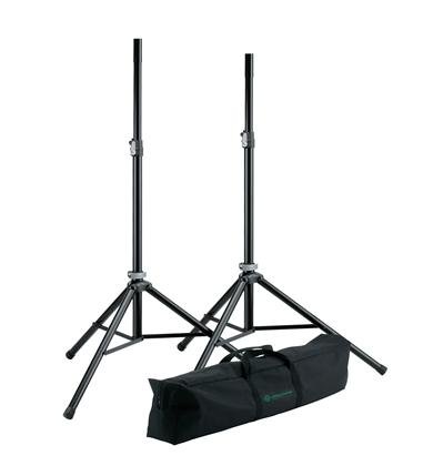 K&M 21449 Høyttalerstativ 50 kg m/bag 2 stk