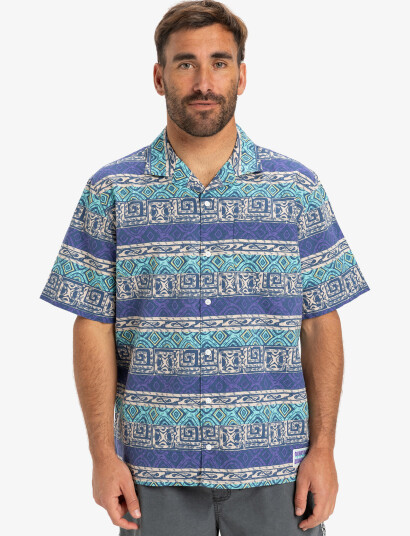 Quiksilver Global Heat Ss - Blue - S Quiksilver Global Heat Ss - Blue - S