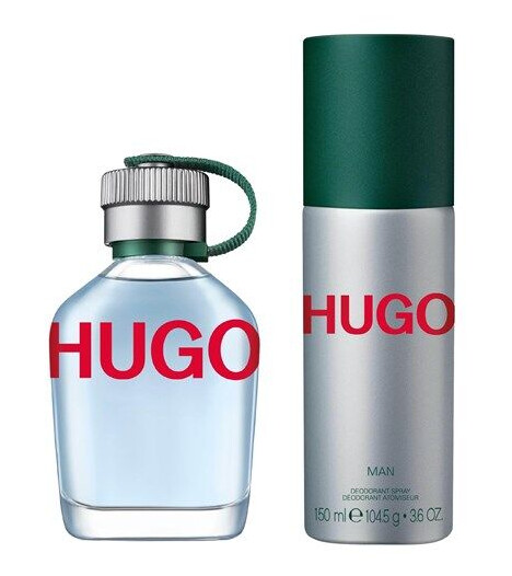Hugo Boss Hugo Man Gavesett Eau de Toilette 75ml og Deospray 150ml