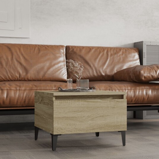 Sidebord sonoma eik 50x46x35 cm konstruert tre 8720845668679 Sidebord sonoma eik 50x46x35 cm konstruert tre 8720845668679