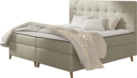 Sandham Kontinentalseng 200x200 cm - Beige