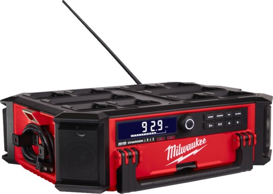 Milwaukee M18 Prcdab+ Radio med Lader - Byggradio Milwaukee M18 Prcdab+ Radio med Lader - Byggradio