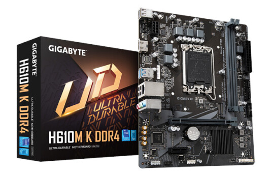 Gigabyte H610M K Micro ATX Hovedkort med LGA1700 Sokkel og DDR4 Støtte Gigabyte H610M K Micro ATX Hovedkort med LGA1700 Sokkel og DDR4 Støtte