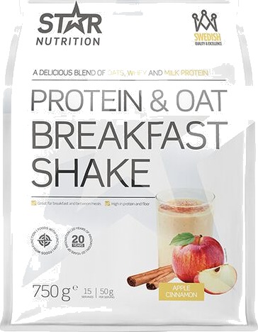 Star Nutrition Protein & Oat Breakfast Shake Apple & Cinnamon 750