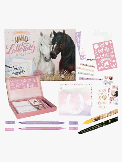 Handlettering Brevpapir i boks Miss Melody