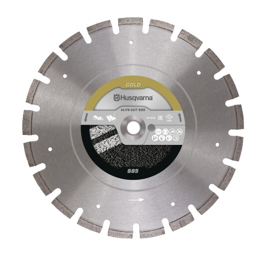 Husqvarna ELITE CUT S85 Diamantblad 600 x 25,4 mm Maskintilbehør & forbruk