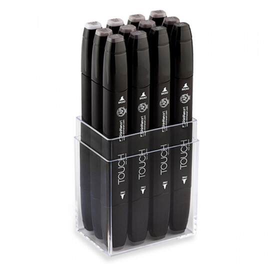 Touch Twin Marker 12-set Warm Grey