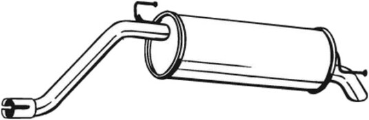 Bakre eksospotte BOSAL 148 143