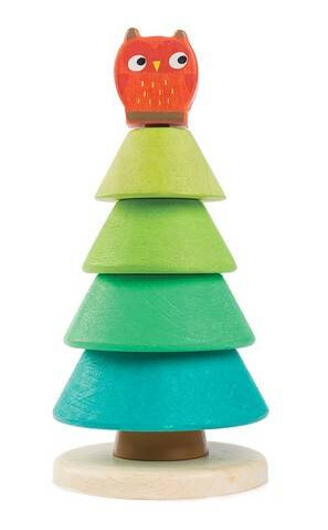 Tender Leaf Toys Stacking Tre Leketøy Ugle