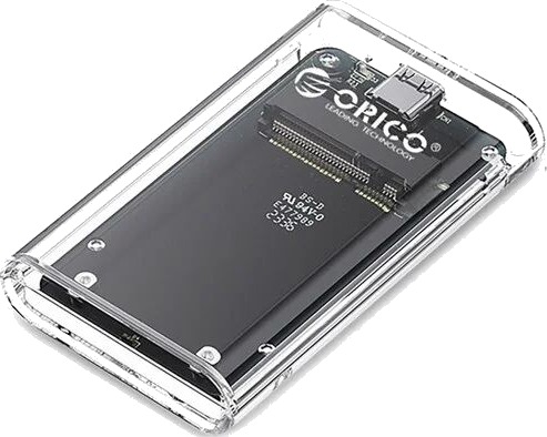 ORICO TC10 MS mSATA USB C kabinett transparent TC10 MS GR BP