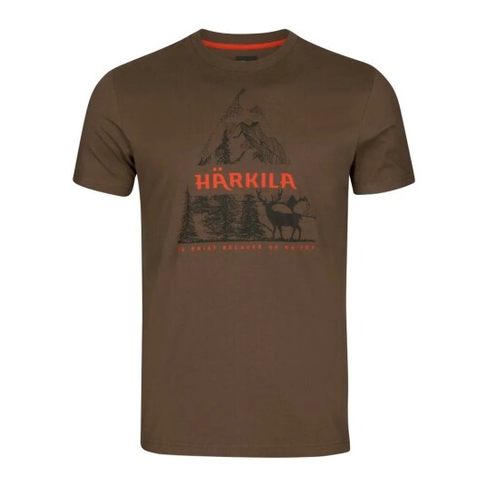 Härkila Men"s Härkila Nature Shortsleeve T-shirt Slate Black 3XL