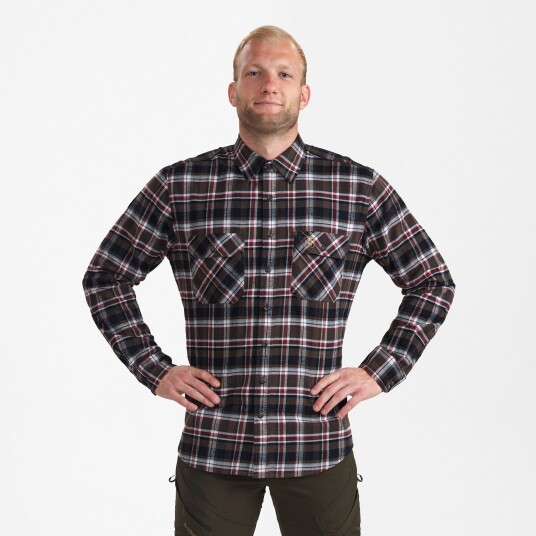 Deerhunter Nathan Shirt Male Brown Check 41/42