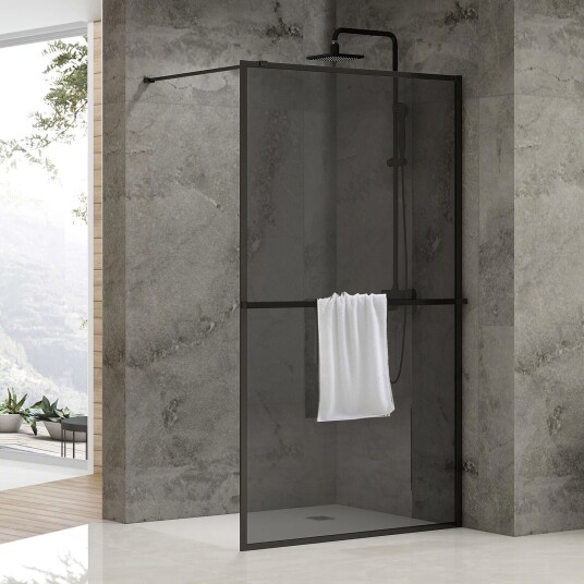 Sanipro Urban Dusjvegg Black Collection
