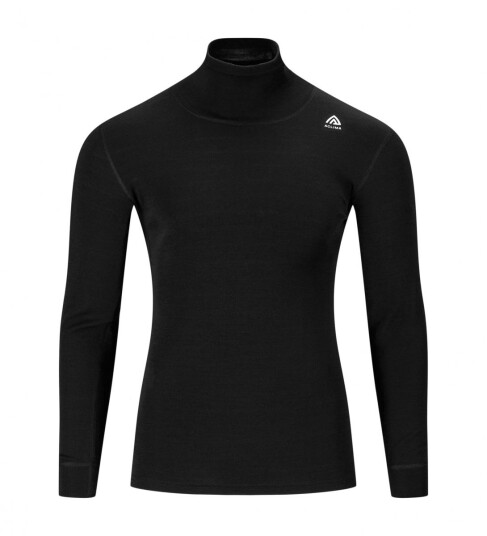 Aclima Warmwool Roll Neck M"s Jet Black L