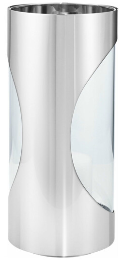 Georg Jensen Chrome Contours Lysestake 28 cm i Rustfritt Stål