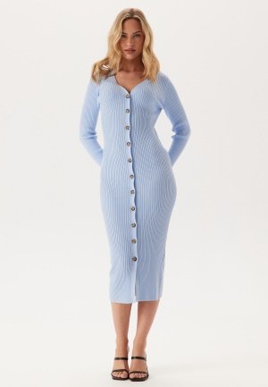 BUBBLEROOM Knitted Cardigan Dress Light blue XS BUBBLEROOM Knitted Cardigan Dress Light blue XS
