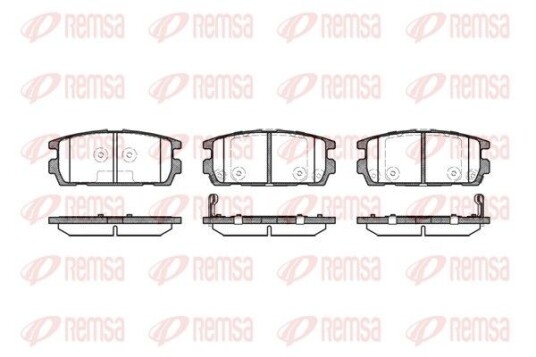 Bremseklosser REMSA 0877.02 Bremseklosser REMSA 0877.02