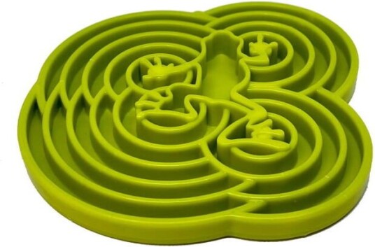 Sodapup Slow Feeder Water Frog Grønn 20 cm