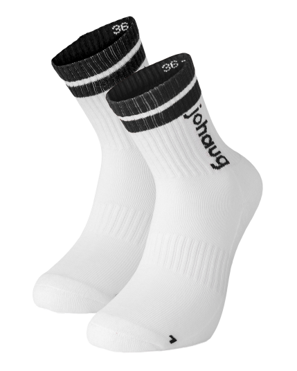 Retro Sports Socks 2pk W White (36/38) Retro Sports Socks 2pk W White (36/38)