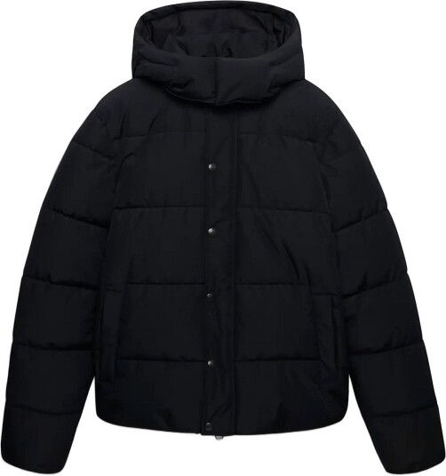 Superdry Premium Hood Puffer Jkt BLACK S Superdry Premium Hood Puffer Jkt BLACK S