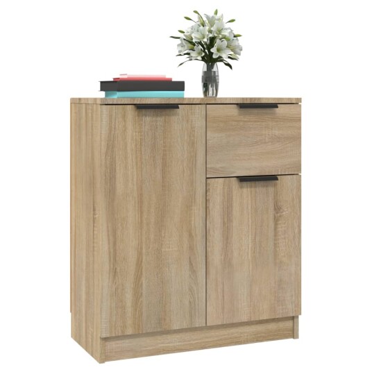 vidaXL Skjenker 2 stk sonoma eik 60x30x70 cm konstruert tre