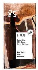 Vivani Mørk Sjokolade 85% Ø 80 g Vivani Mørk Sjokolade 85% Ø 80 g