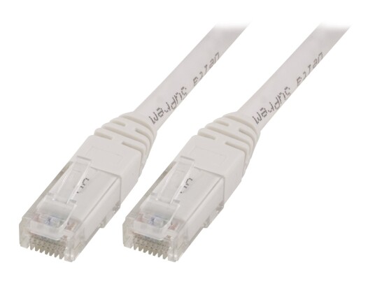 Deltaco Cat5e 3m Koblingskabel RJ-45 Hvit