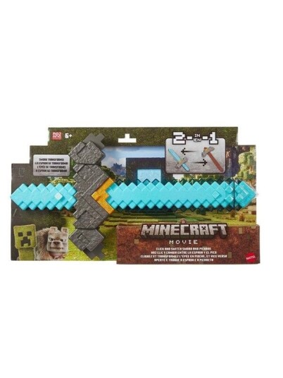 Minecraft Movie Click and Switch Sword and Pickaxe Minecraft Movie Click and Switch Sword and Pickaxe