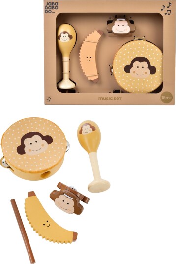 JaBaDaBaDo Music Set Monkey Multi Coloured One Size