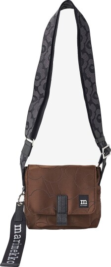 Marimekko Vesken Mini Messenger Piirto Unikko Brun Marimekko Vesken Mini Messenger Piirto Unikko Brun