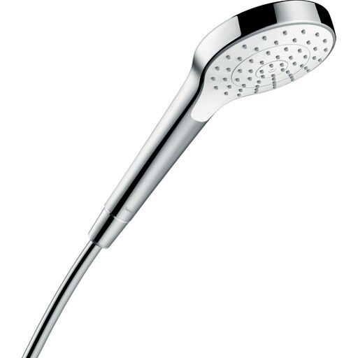 Hansgrohe Croma Select S 1jet hånddusj krom/hvit Hansgrohe Croma Select S 1jet hånddusj krom/hvit