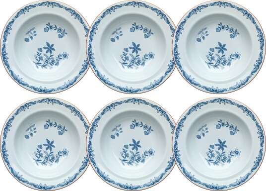 Ostindia Dyp Tallerken 24 cm 6 pk Ostindia Dyp Tallerken 24 cm 6 pk