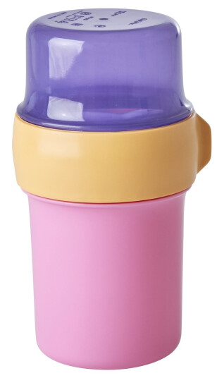 Rice Granola Container 400 ml/Lid Soft Pink 250 ml